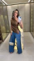879 - Calça Jeans Cargo | Pantalona (29215) - comprar online