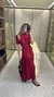 028A - Vestido Cindy | Manga Bufante Com Faixa - loja online