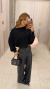 2672 - Blusa Modal Canelado | Manga Bufante (2504) - comprar online