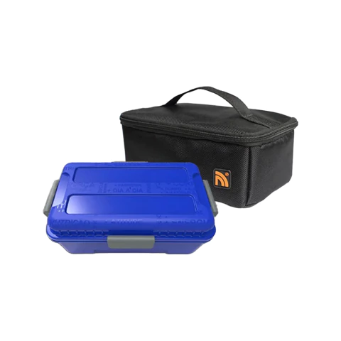 Kit Marmita + Bolsa Térmica Prottector Azul