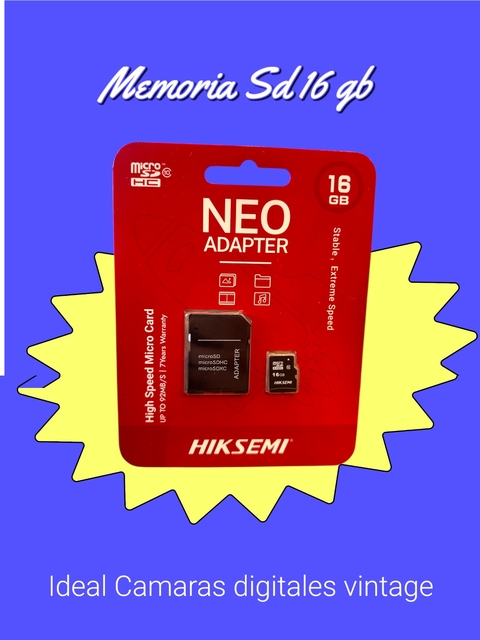 Memoria sd 16 gb