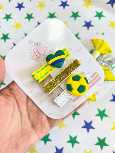 Hair Clip Copa Bola