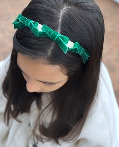 Tiara Laços Veludo na internet