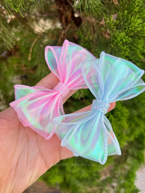 Laço Princesa Holográfico