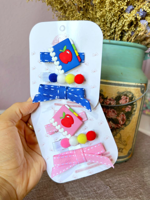 Hair Clip Escolar (Trio)