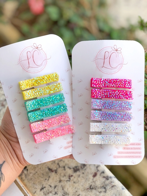 Par Clip Cristal