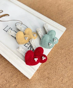 Par Corações Cotelê (2 unidades) - comprar online