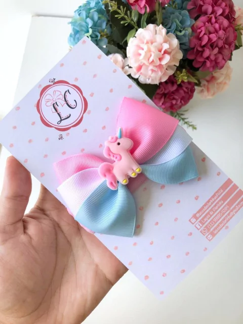 Laço Alice Unicórnio