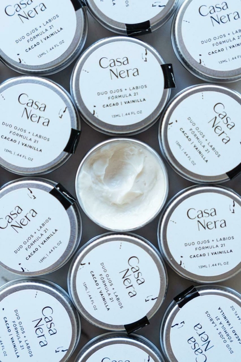 Contorno de ojos en crema + labios - Duo / Casa Nera