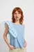 REMERA CASTOR CELESTE