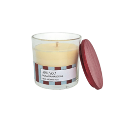 Vela ABRAÇO - Rosa Damascena - Alice da Venda - Home & Self-care