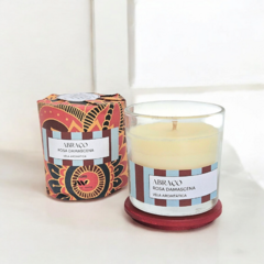 Vela ABRAÇO - Rosa Damascena - comprar online