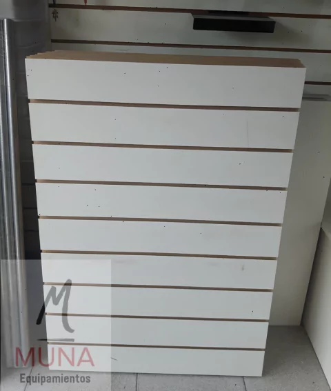 Panel Ranurado Blanco 0.90 Alto X 0.65 Ancho