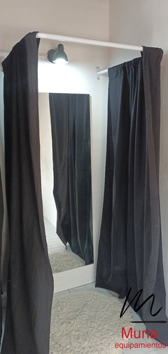 Caño Para Probador Vestidor De Ropa U - comprar online