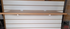 Estante De Melamina 1x40 Con Mensulas Para Panel Ranurado - comprar online