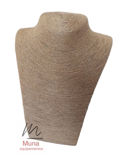 Exhibidor Pechera Busto Torso Arpillera 20x23
