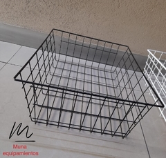 Canasto De Apoyar Alambre Organizador 42x32x15