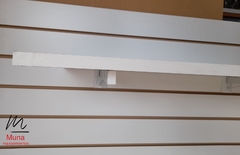 Estante De Melamina 80x40 Con Mensulas Para Panel Ranurado - comprar online