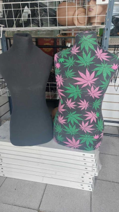 Maniquie Busto De Mujer De Tela estampado sin pie (para apoyar) en internet