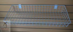 Canasto Para Panel Ranurado De 63x26x7 Cm - comprar online