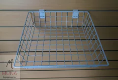 Canasto Para Panel Ranurado De 34x34x7 Cm - comprar online