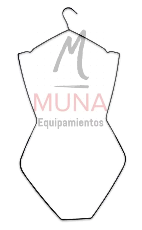 Maniquie Percha Silueta De Mujer Sin Busto Para Colgar