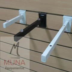 Mensula De 35cm Ref Para Panel Ranurado Soporte Madera