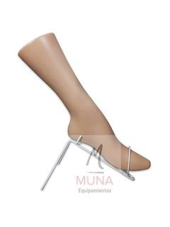 Pierna De Mujer Exhibidora Con Base. Modelo: Corta