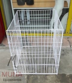 Canasto Exhibidor Plegable De Alambre 0.50x0.50x0.64 - comprar online