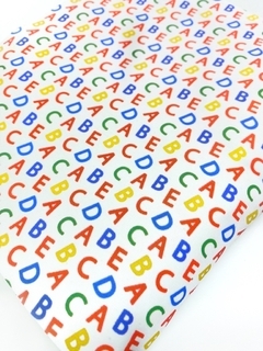 LONITA ESTAMPADA ALFABETO (MEDIDA 25 X 40 CM ) na internet