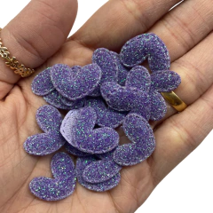 MINI CORAÇÃO BRILHO (10 UNIDADES) - JC FITAS