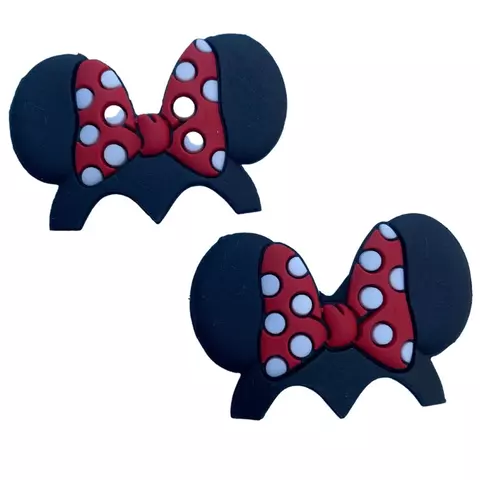 KIT 10 APLIQUE EMBORRACHADO ORELHINHA MINIE