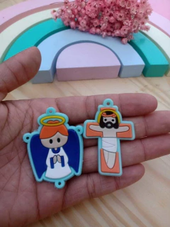 2 APLIQUES EMBORRACHADOS RELIGIOSOS ( 1 PAR) na internet