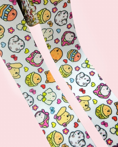 FITA ESTAMPADA BOBBIE GOODS 38 MM ( 2 METROS ) - comprar online
