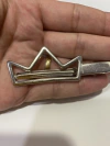 PRESILHA METAL COROA ( 10 UNIDADES)
