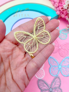 BORBOLETA BORDADA ( 1 UNIDADE ) - comprar online