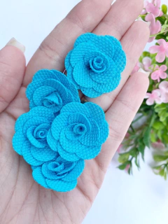 Imagem do Florzinha de Tecido 3 cm ( 2 UNIDADES)