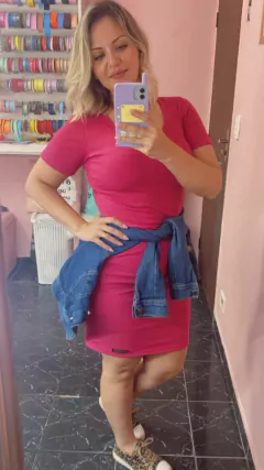 VESTIDO CANELADO ( REF -71101) - comprar online