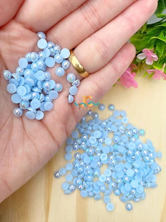 MEIA PÉROLA IRISADA 5 MM EM ABS (20 GRAMAS) - loja online