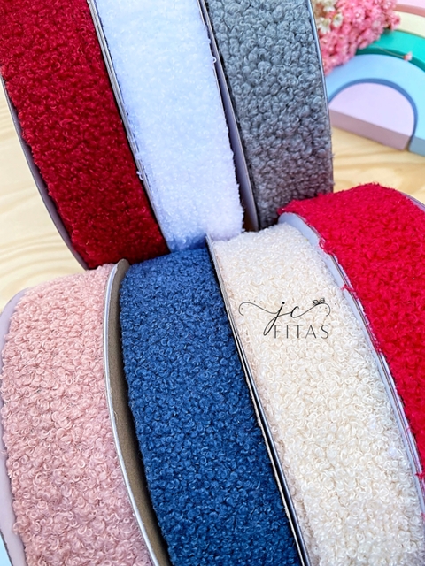 FITA PELUCIA TEDDY 38 MM ( 1 METRO )