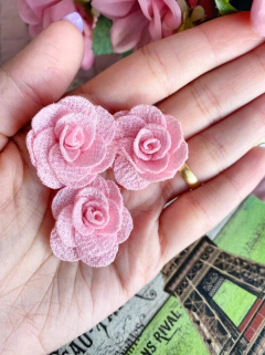 Florzinha de Tecido 3 cm ( 2 UNIDADES)