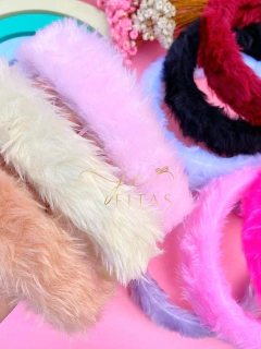 TIARA PELUCIA PARA CUSTOMIZAÇÃO 30 MM-( 1 UNIDADE)