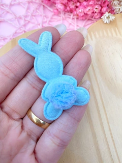 APLIQUE COELHO ACOLCHOADO 5 X 2,5 CM ( 1 UNIDADE) - JC FITAS