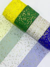 TULE ESTRELA DOURADA - 6 CM ( 1 METRO)