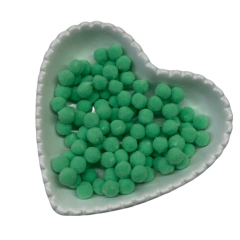 POMPOM 10 MM COR UNICA (100 UNIDADES)