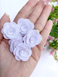 Florzinha de Tecido 3 cm ( 2 UNIDADES) - loja online