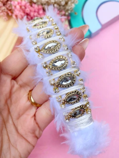 KIT FACILITE LUXO PELÚCIA ( PARA UMA TIARA) - JC FITAS