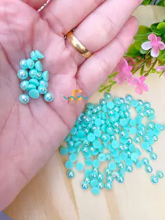 MEIA PÉROLA IRISADA 5 MM EM ABS (20 GRAMAS)