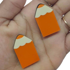 APLIQUE ACRILICO MINI LAPIS 3CM - JC FITAS