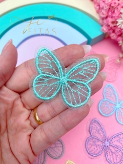 BORBOLETA BORDADA 4,3 CM ( 1 unidade) na internet